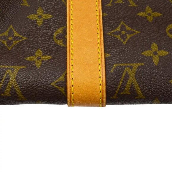 LOUIS VUITTON DUFFLE KEEPALL 50 TRAVEL HANDBAG MONOGRAM - Picture 5 of 10